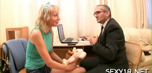  Lusty joy for horny teacher in order to pass the exams